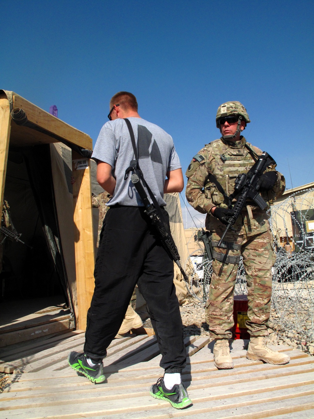 116th senior leaders take control of ECP during holiday celebrations