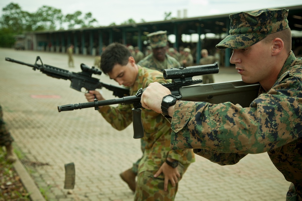 Bilateral weapons training
