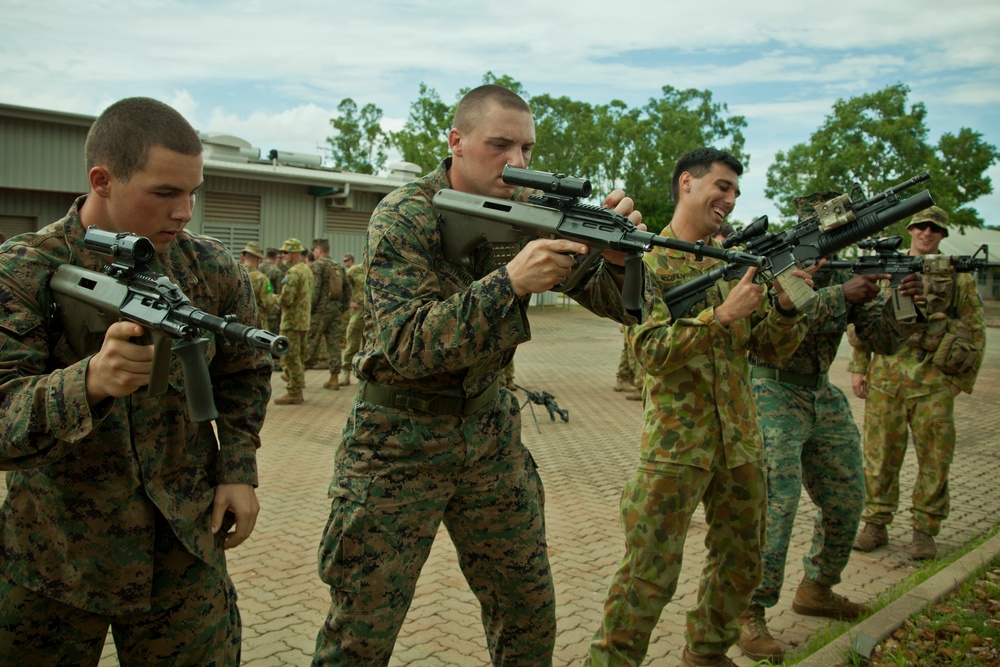 Bilateral weapons training