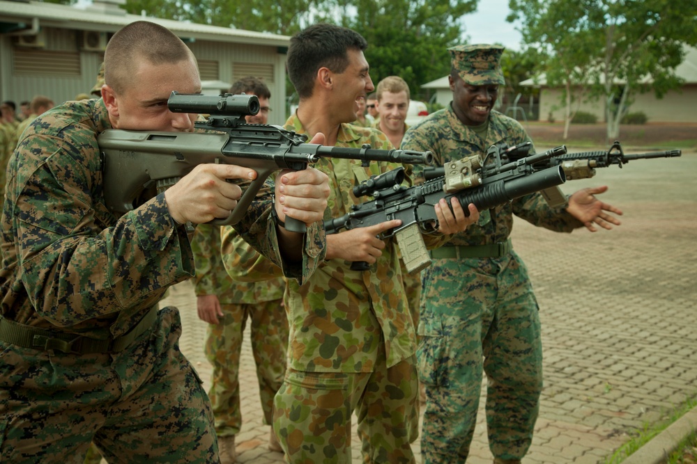 Bilateral weapons training