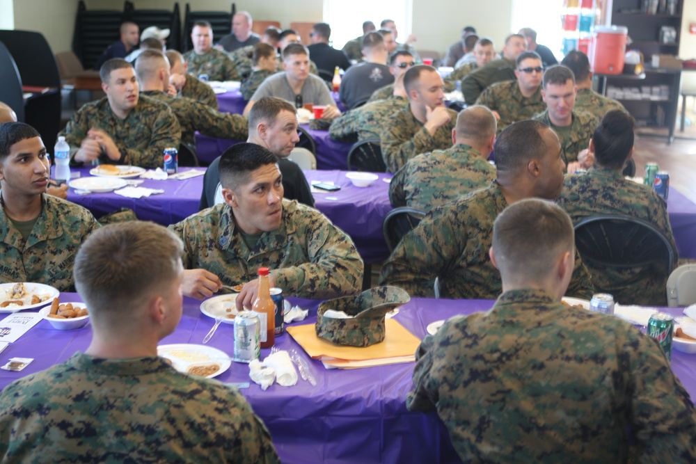 Purple Heart Homes cater lunch, gifts to WWBN-East