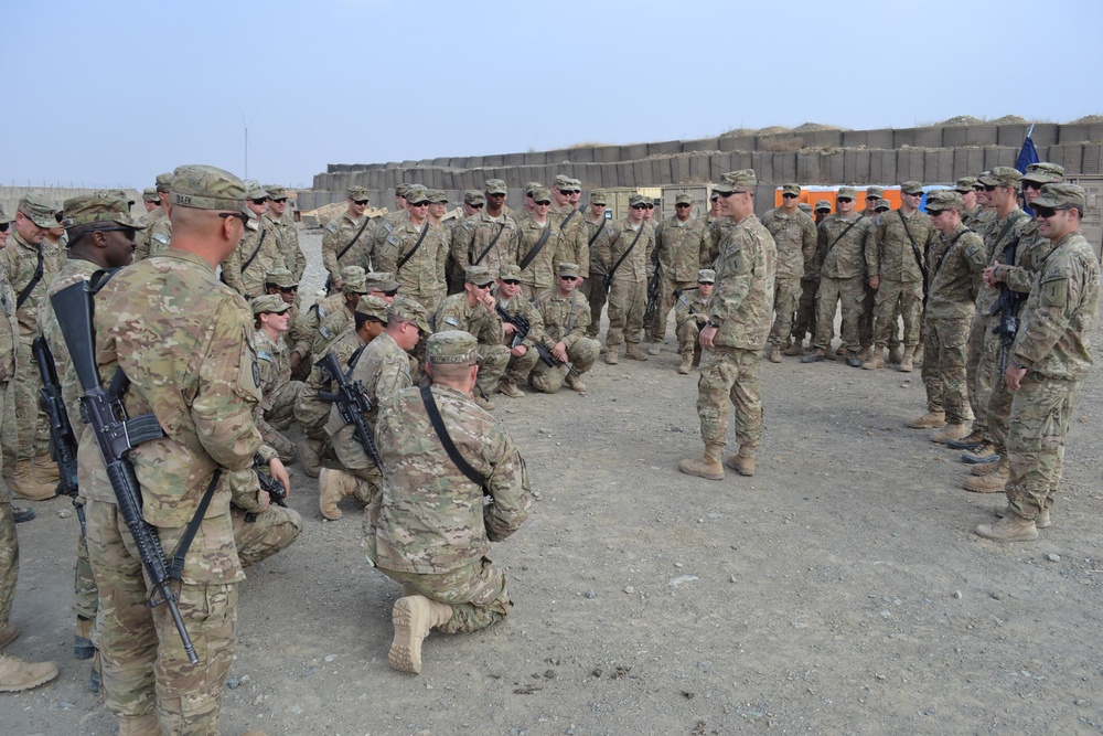 TF Duke celebrates Thanksgiving downrange