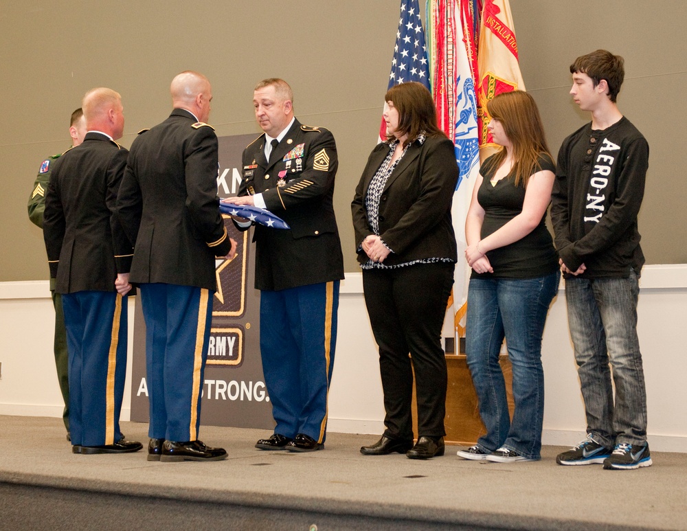 Sustainers retire during ceremony
