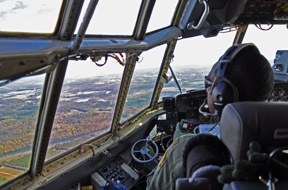 Air Force surveys Alabama terrain