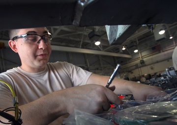 177th Engine Shop at work