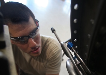 177th Engine Shop at work