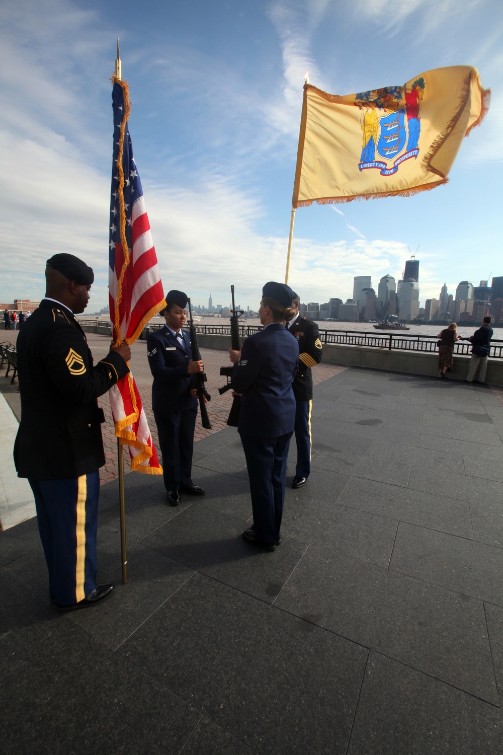 NJ Guard serves in 9/11 dedication ceremony