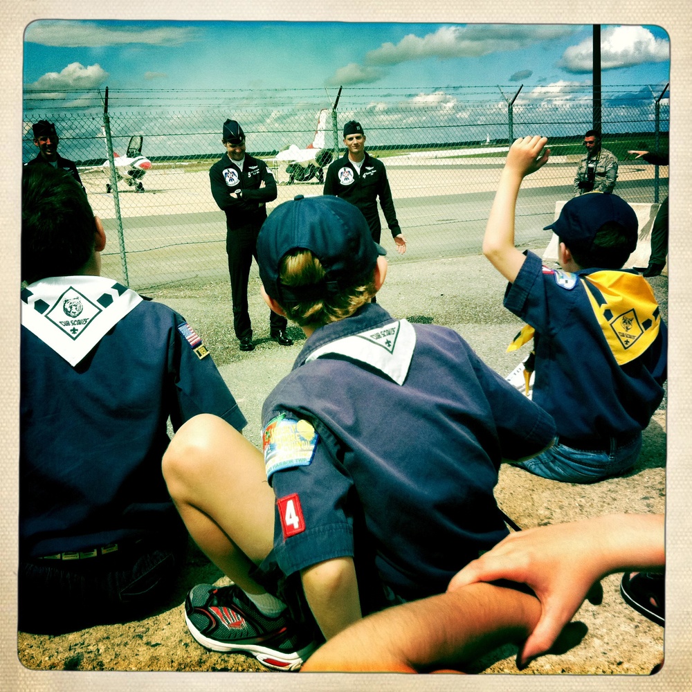 Thunderbirds at 177th Fighter Wing