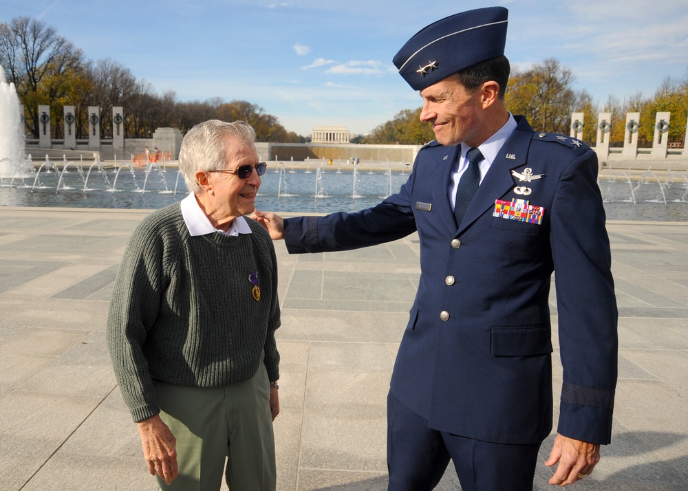 Former World War II POW receives Purple Heart