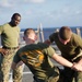 Martial arts training aboard USS Pearl Harbor