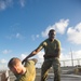 Martial arts training aboard USS Pearl Harbor