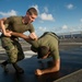 Martial arts training aboard USS Pearl Harbor