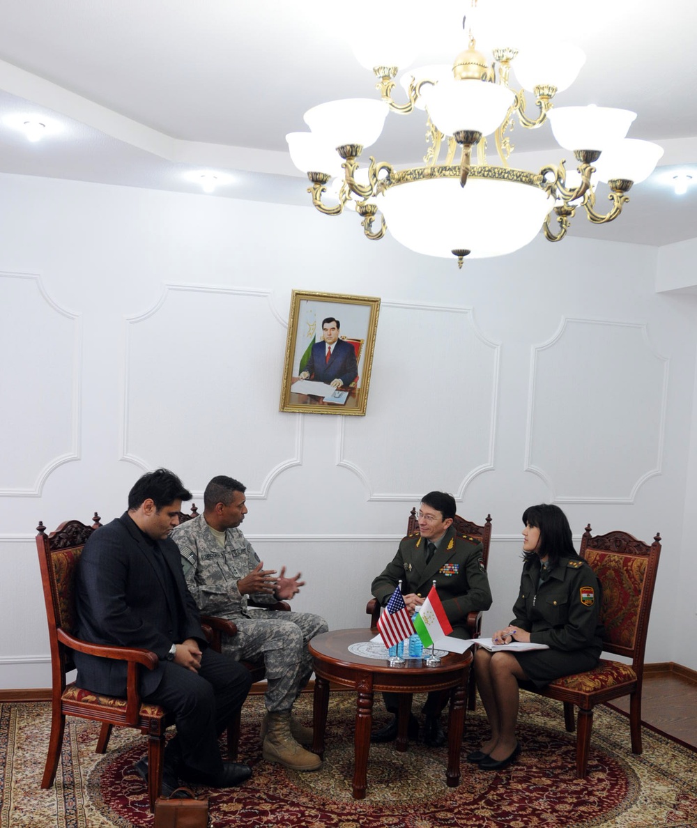 Third Army commanding general visits Tajikistan