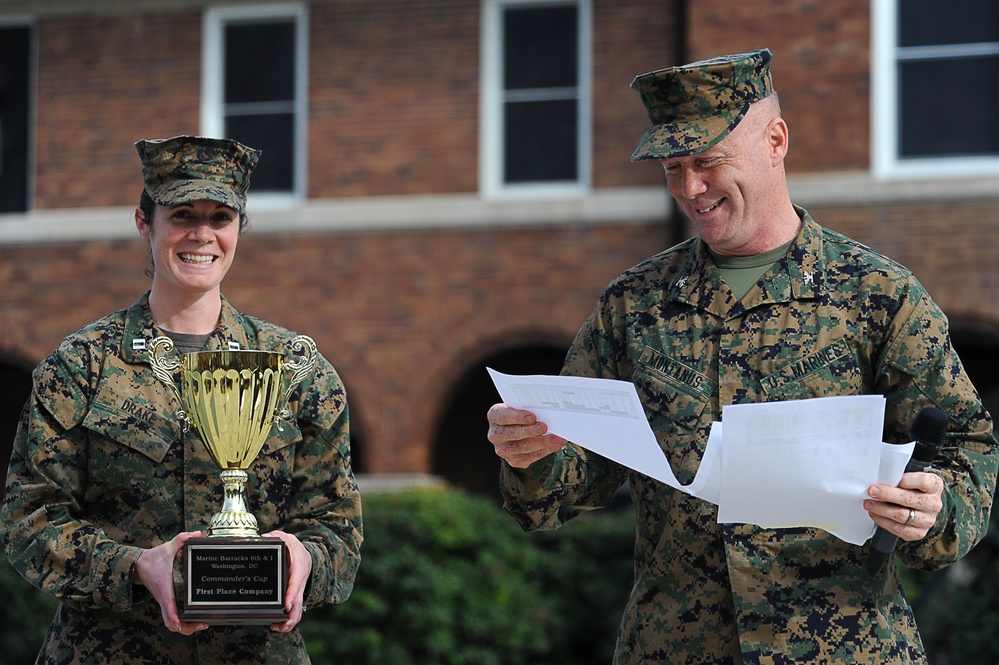 2011 Commander's Cup Trophy presentation