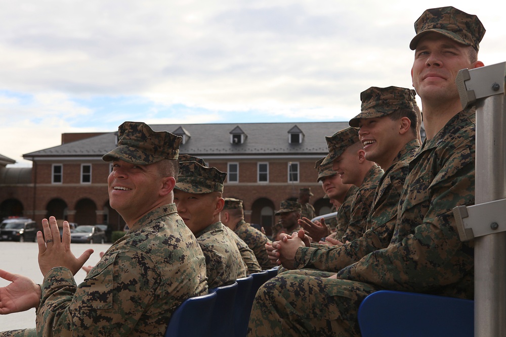 2011 Commander's Cup Trophy presentation