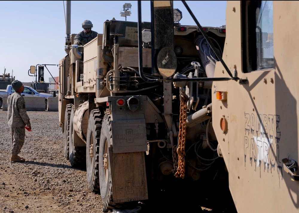 Mounting up for last ride out of Iraq