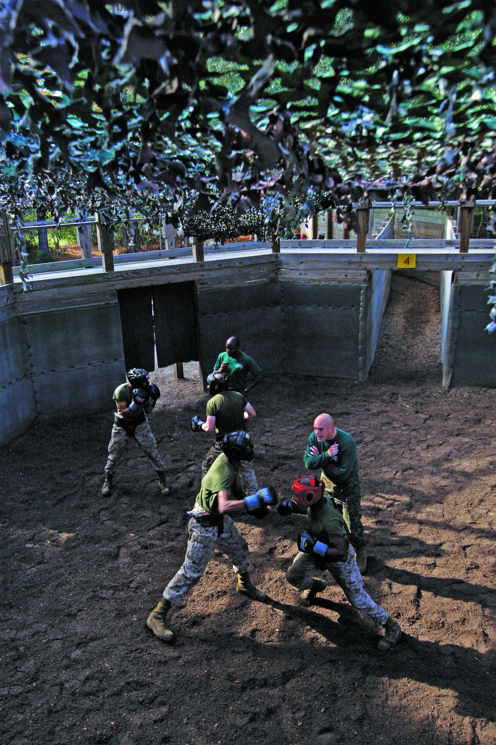 Echo Company battles in the Octagon