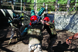 Echo Company battles in the Octagon