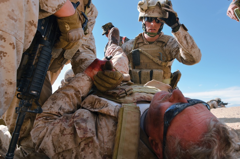 Special effects add new dimension to training;We train like we fight.