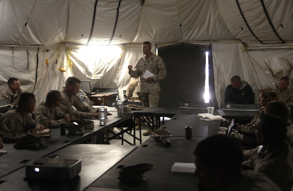 Marine leaders in southern Helmand share knowledge during NCO symposium