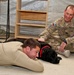 Combat stress dog visits 73rd EACS