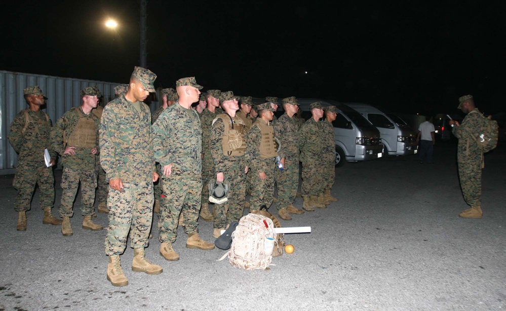 CLR-3, 9th ESB Marines depart to assist with flood relief efforts