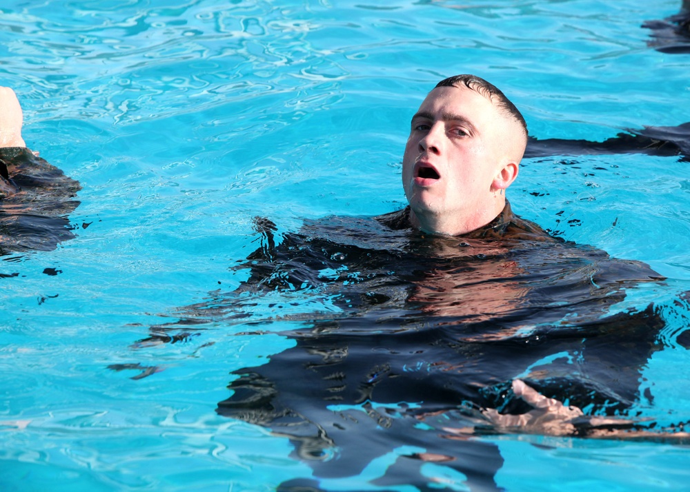 9th Comm. Marines test new swim qualification