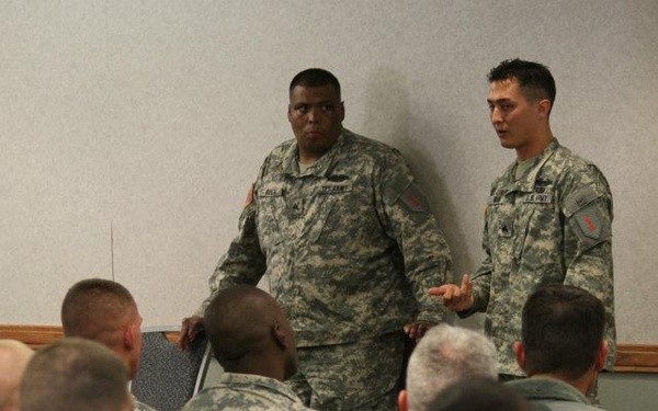 Wounded soldiers share their experiences