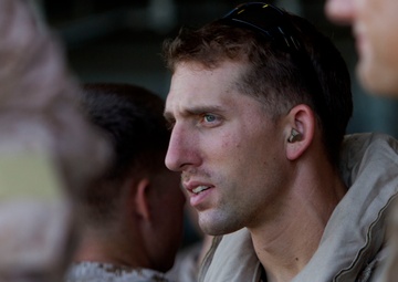 Raid force fast-ropes aboard USS New Orleans