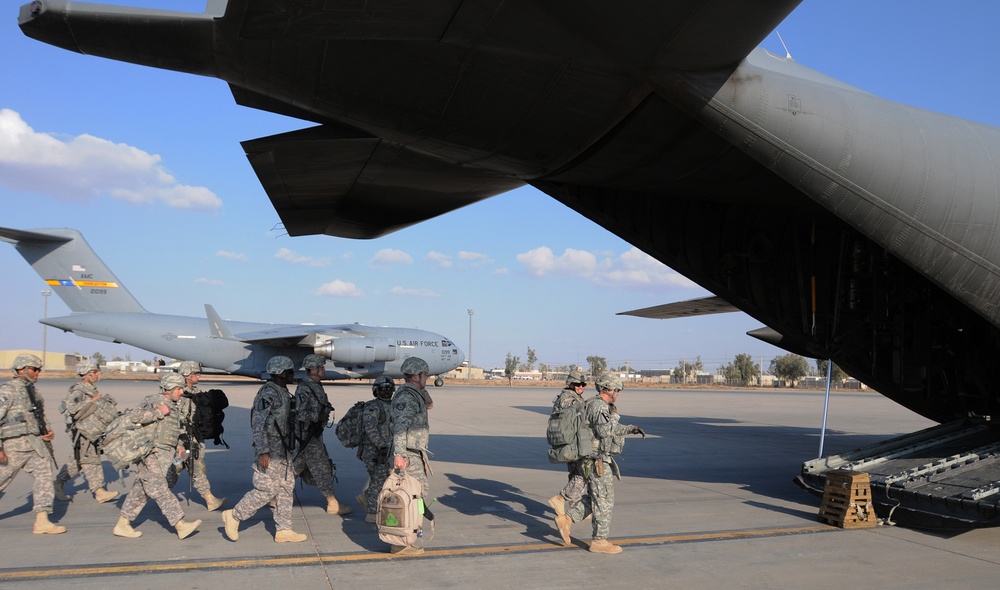 ‘Black Jack’ soldiers aid USAF in Joint Base Balad transition