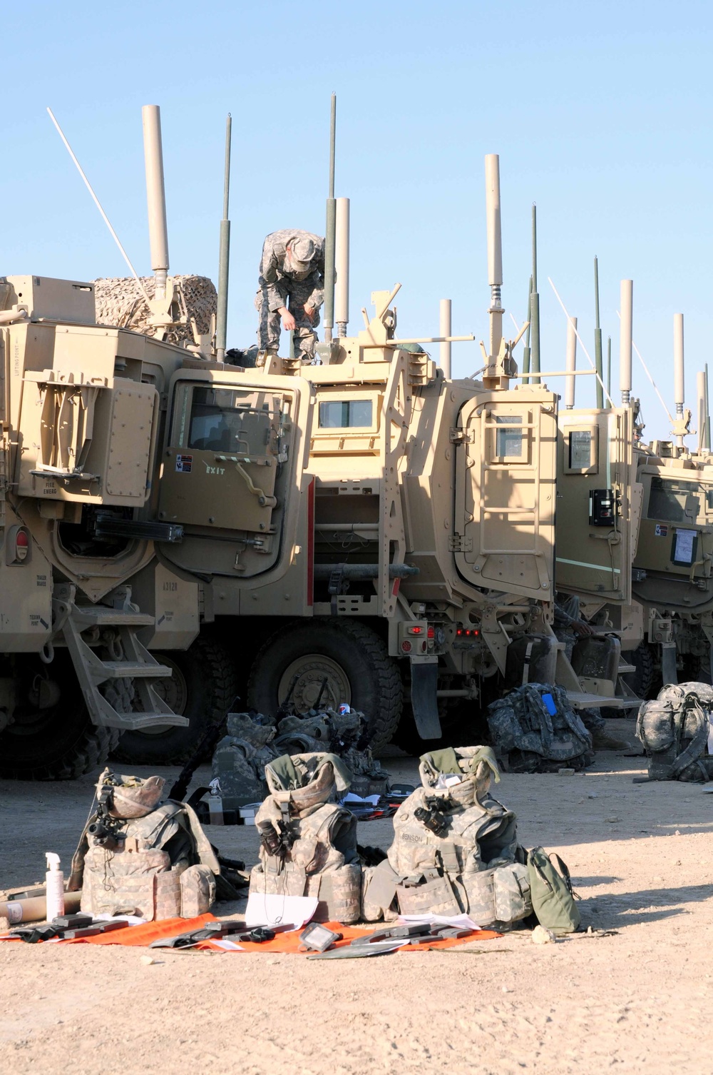 Final Convoy: Destination home Virginia National Guard rolls out of Iraq