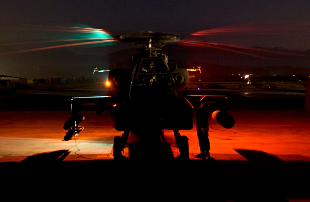 1st Air Cav night launch