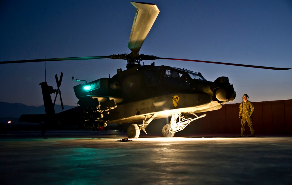 1st Air Cav night launch