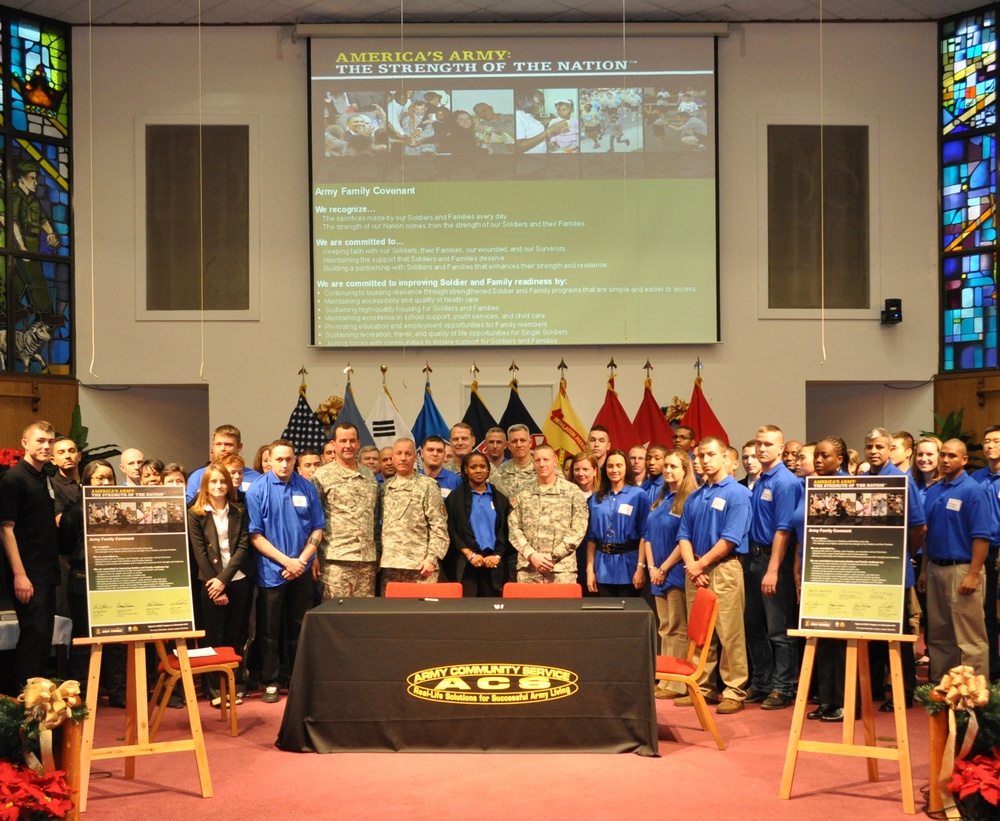 Yongsan reaffirms Army Family Covenant