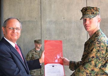 US Ambassador to Guatemala promotes Pittsburgh, Pennsylvania resident and Marine OEF veteran to Captain