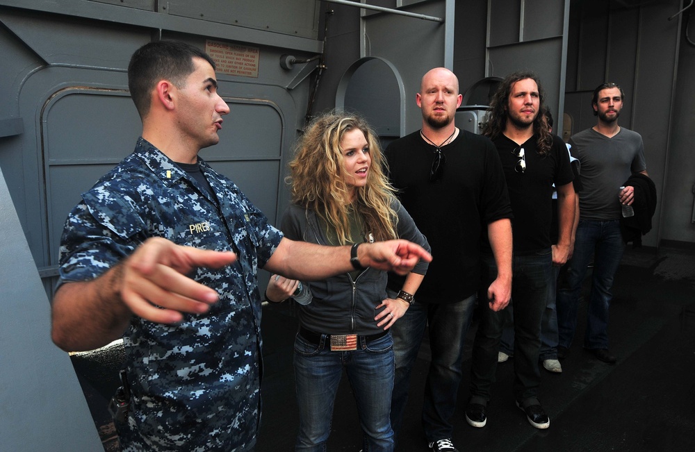 Navy Entertainment sponsored performance