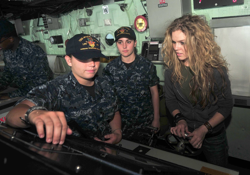 Navy Entertainment sponsored performance