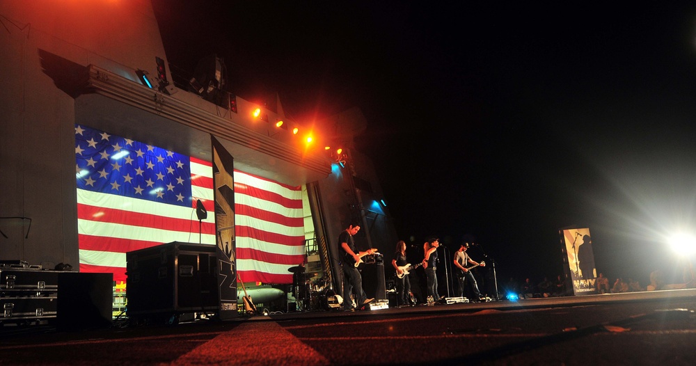 Navy Entertainment sponsored performance