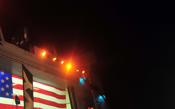 Navy Entertainment sponsored performance
