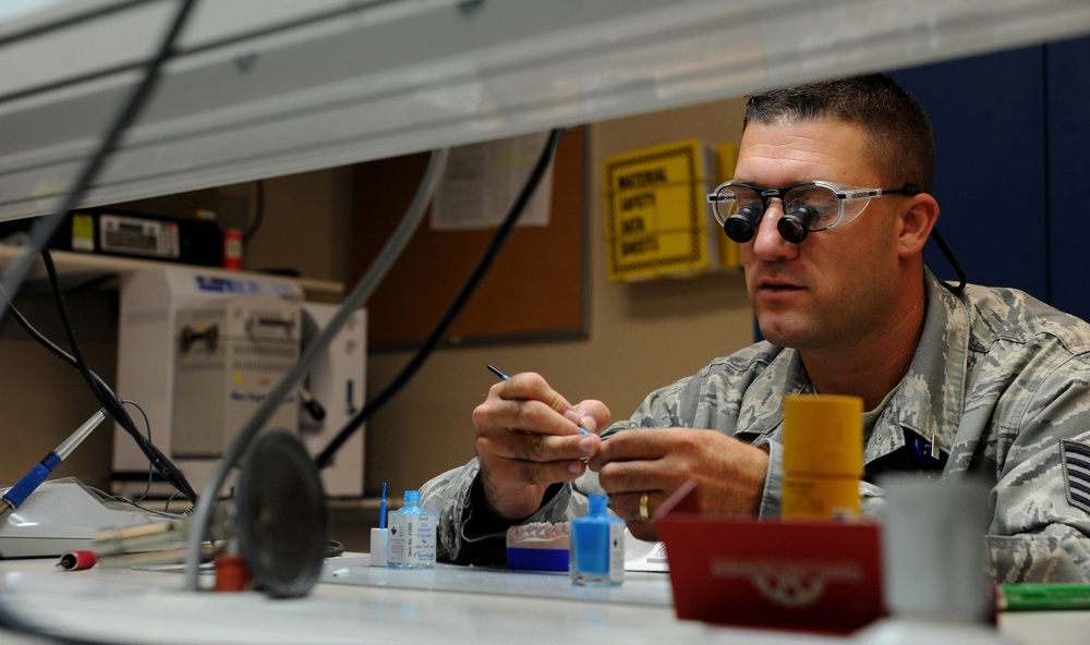 Dental Lab Technicians at work