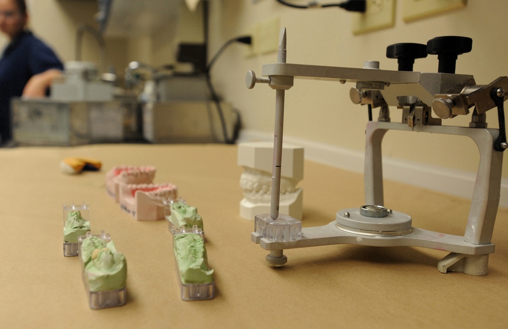 Dental Lab technicians at work