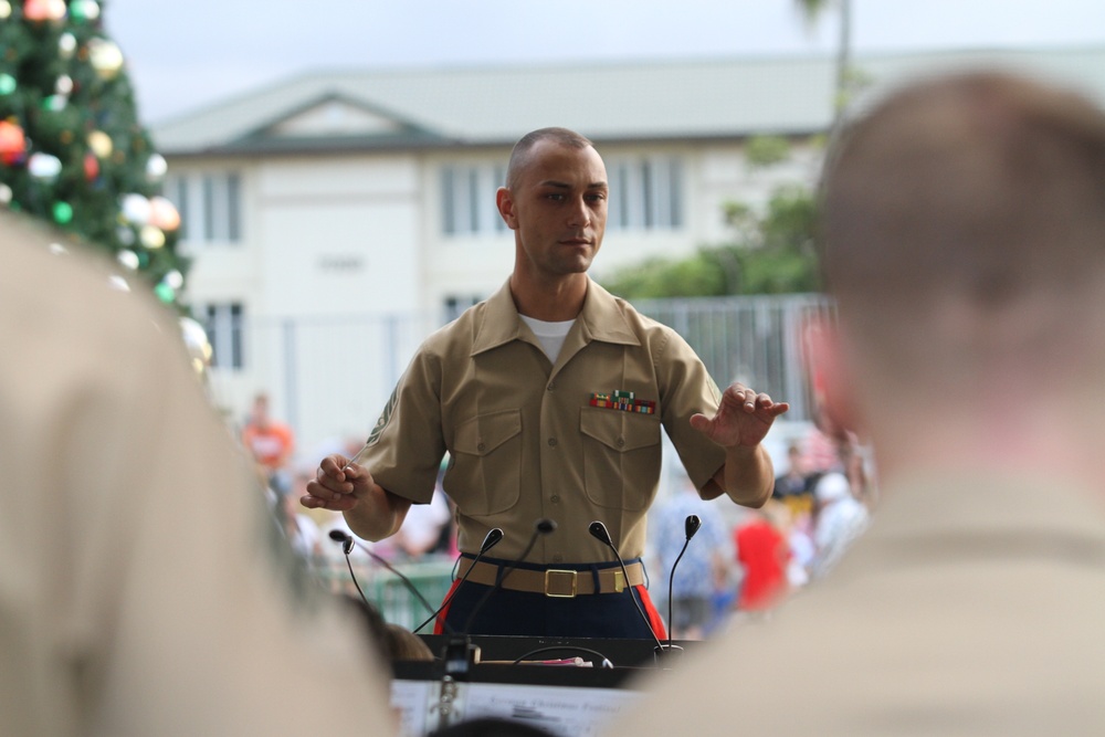 MCB Hawaii Christmas tree lighting