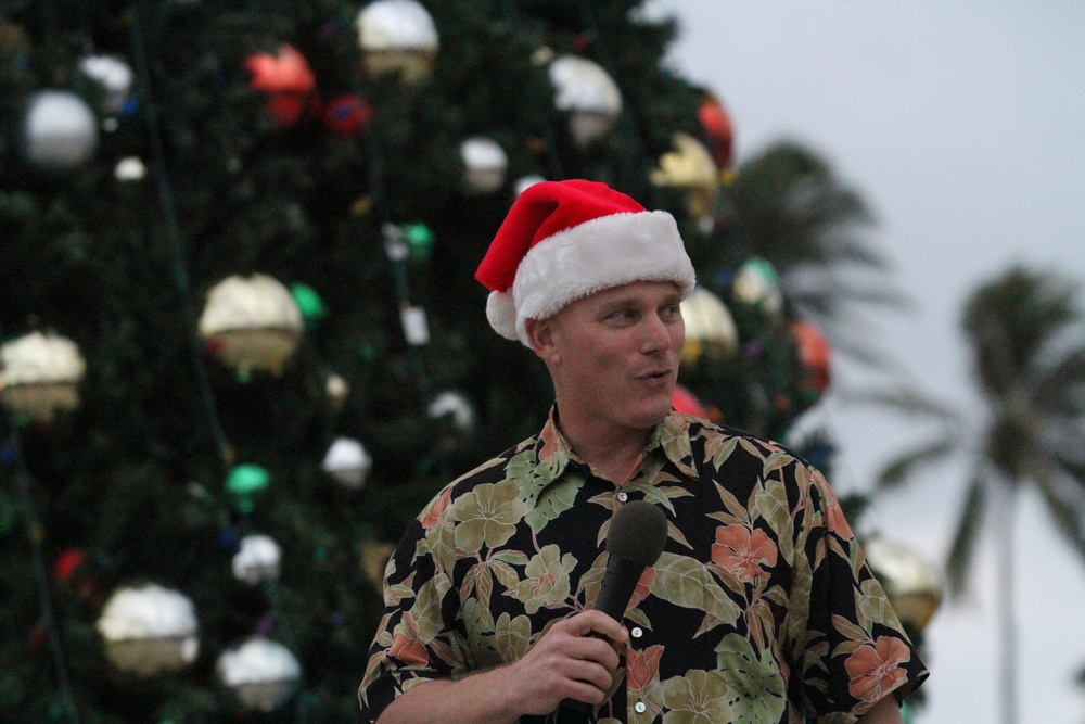 MCB Hawaii Christmas tree lighting