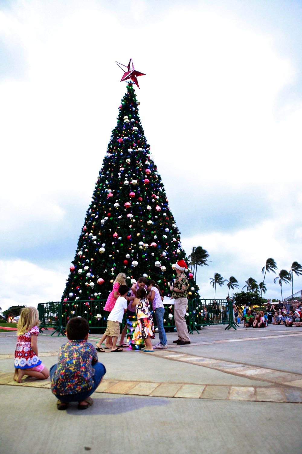 MCB Hawaii Christmas tree lighting