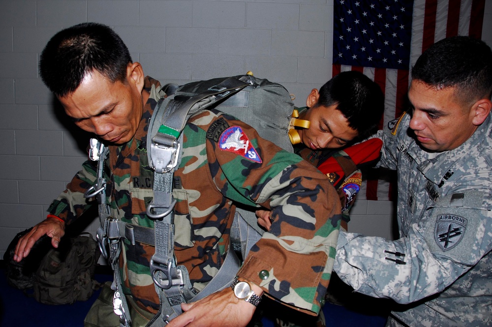 Operation Toy Drop 2011: parachute safety familiarization