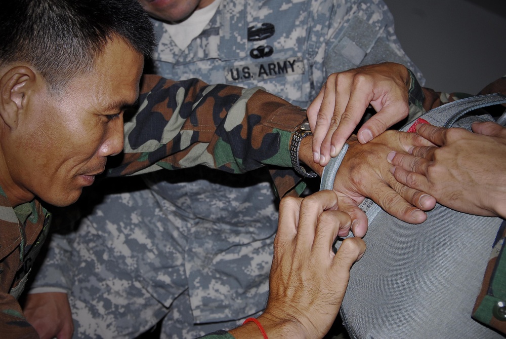 Operation Toy Drop 2011: Parachute safety familiarization