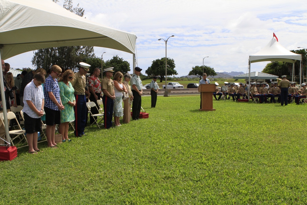 Lt. Col. Moore's retirement