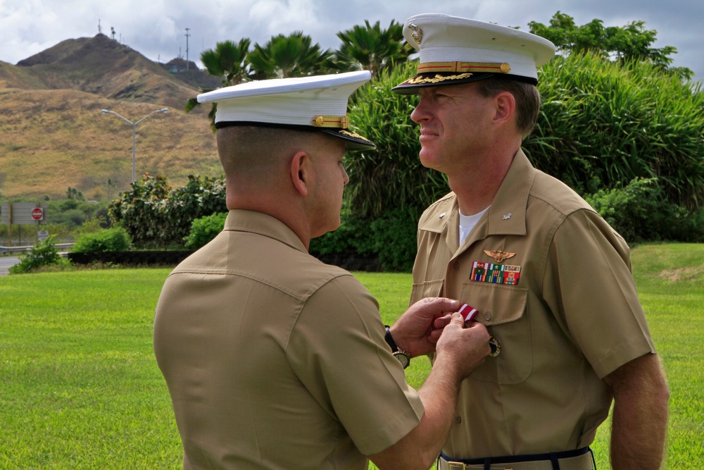 Lt. Col. Moore's retirement