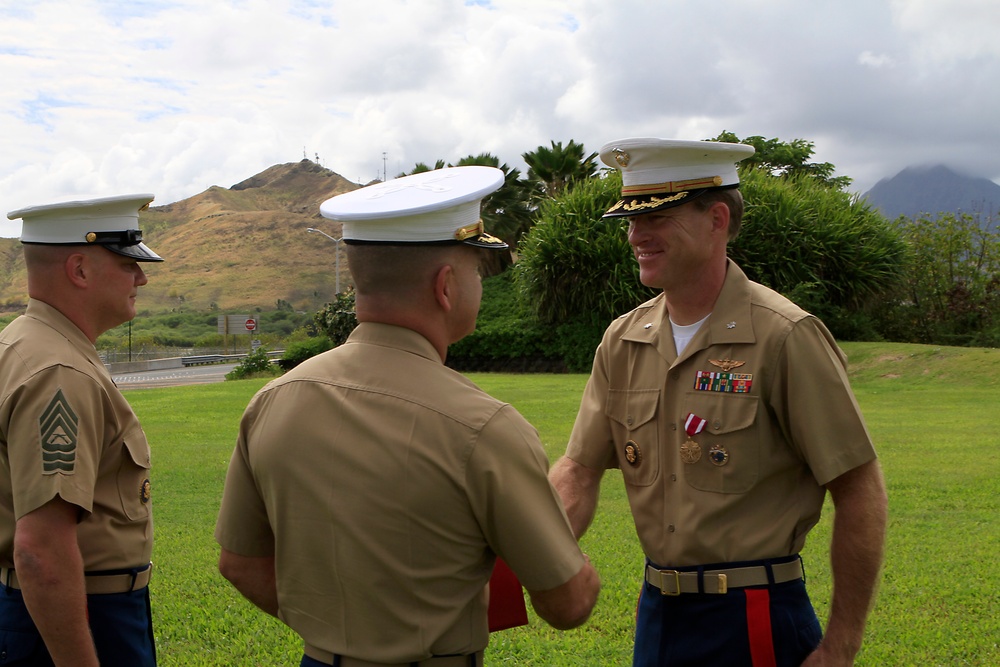 Lt. Col. Moore's retirement