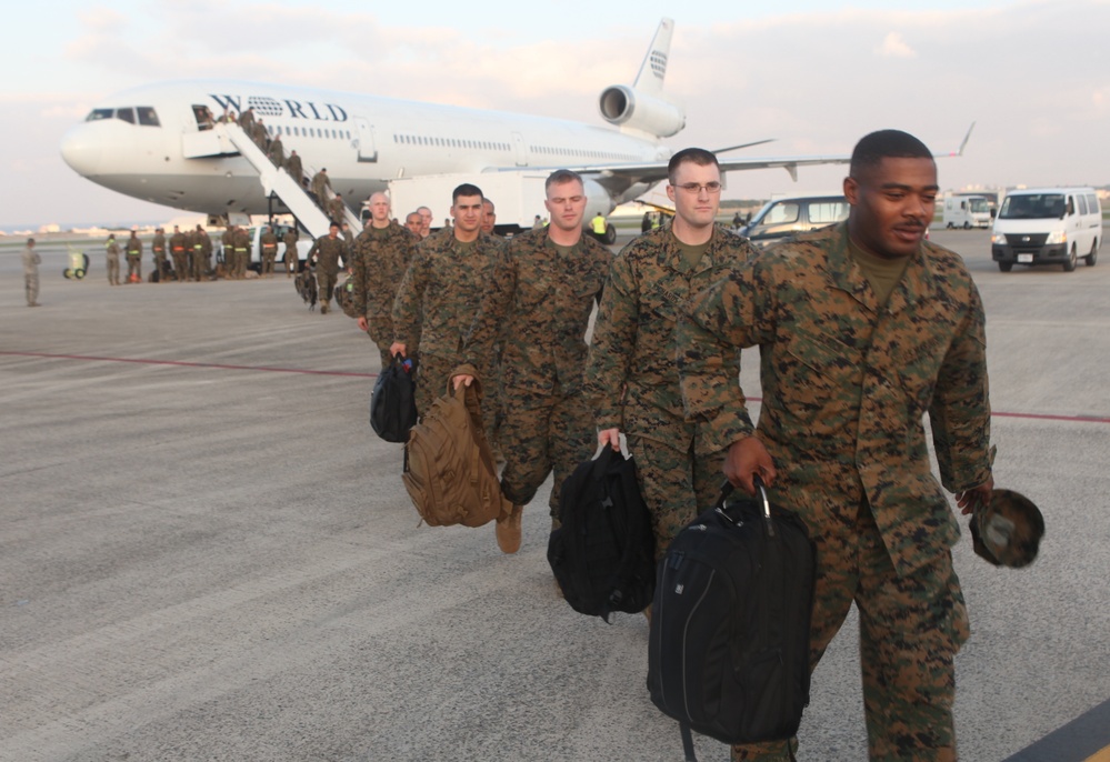 1/4 arrives in Okinawa